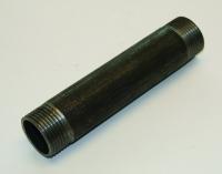 Nippelrør sort 200 mm