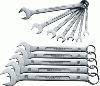Ringgaffeln�gles�t 8 - 19 mm 12 dele, gave�ske, Ironside 112113