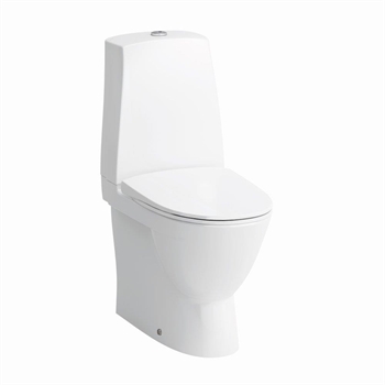 Toilet LAUFEN PRO-N i hvid med skjult P-LÅS og Rengøringsvenlig overflade
