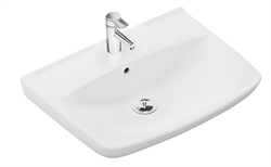 Ifö Spira håndvask lige 600 x 445 mm med hanehul