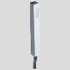 B�rma Cubic h�ndbrusers�t med slange, krom