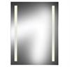 Lysspejl 800 x 600 mm (HxB) m/2 sidelys