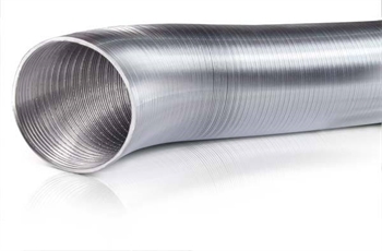 Alu Slange i Aluminium Ø 125 mm Længde 5 meter