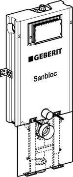 Geberit Sanbloc frontbetjent wc-element til indmuring