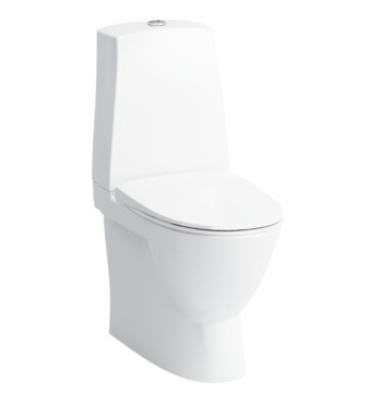 Laufen Pro-N toilet med skjult S-lås hvid med LCC
