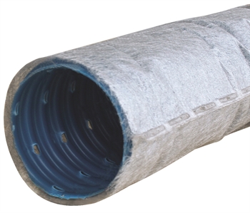 Wavin 60/50 mm PVC-drænrør med filt