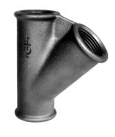 Tee 1/2" 45 Gr Skrå Gren  