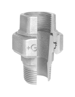 Galvaniseret Union M/N 1/2"