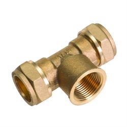 Tee 15- 1/2 -15  mm M/mf