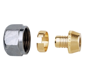 PEX omløbersæt 15 mm x 1/2"