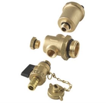 Wavin Trigris endestykkesæt 1" med luftudlader