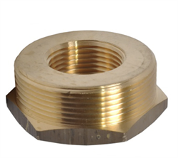 3/4" x 1/4" Nippelmuffe Messing