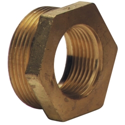 2" x 3/4" Nippelmuffe, messing afzinkningsfri