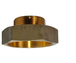 Altech spidsmuffe 1/2" - 1/4". Messing