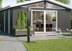 Udebruser NORTIQ til opvarmning med  solvarme med fodbruser og blandingsbatteri