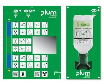 Øjenskyllestation med 0,5 L Plum