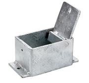 JCH Stophanedæksel 80X130X90 MM Galvaniseret