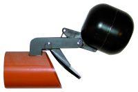 Napan 160 mm tilbageløbsstop med lukke til PVC