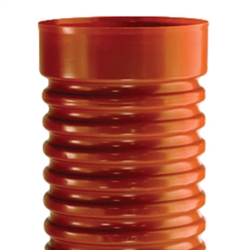 Korrugeret opføringsrør 425x3000 mm med muffe