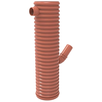 Uponor 315 x 110 mm PP-tagnedløbsbrønd med vandlås, fast top