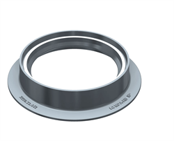 Duco 425 x 100 mm karm med pakning, rund, fast, SG