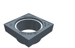 Firkantet Karm 315X180 MM  fast ks Duco