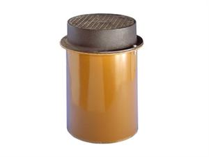 Wavin 425 mm dæksel med PVC-skørt