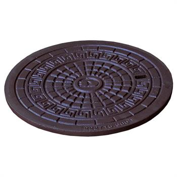 rørbrønddæksel Ø 140 mm i gråjern