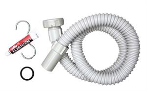 Afløbsslange 1.1/4"X32 1000 mm Hvid