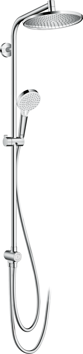 Crometta S Showerpipe 240 1jet EcoSmart 9 l/min Reno i krom