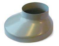 Plastmo brøndkrave 75 x 150 mm Grafit