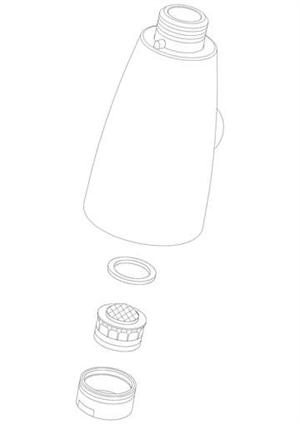 Brusehoved til Damixa Kafe køkkenbatteri 745122617