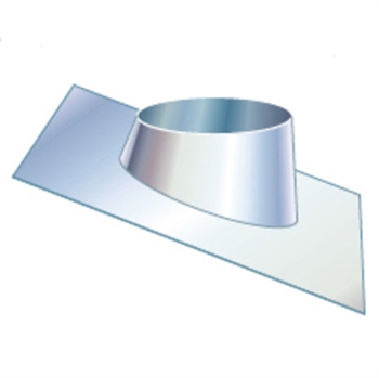 Metalbestos taginddækning  5-32 grader i Alu  Ø150