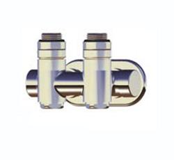 Kriss Combi Twin  ½" vinkelløbende, 50mm tilslutning til kombidrift