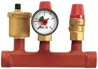 Reflex samlesæt 1.1/4 2,5bar 2 sikkerhedsventil