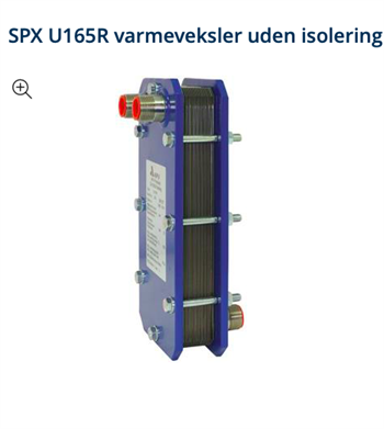 APV Varmeveksler U165R Uden Isolering