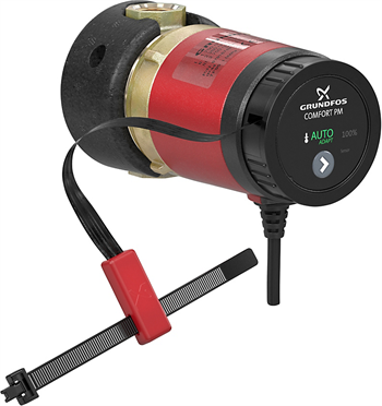 Grundfos Comfort UP 15-14BA PM Brugsvandspumpe (80 mm.) Med Termostat