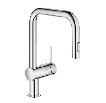 Grohe Minta køkkenarmatur med udtræk og U-svingtud i krom