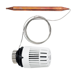 OV termostat med fjernføler 20-50 grader  med 2 meter kappilarrør