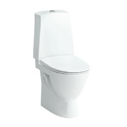 Toilet LAUFEN PRO-N i hvid med S-LÅS til limning og Rengøringsvenlig overflade