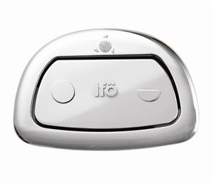 Ifö Sign vippeknapsæt blankforkromet - vandalsikret 