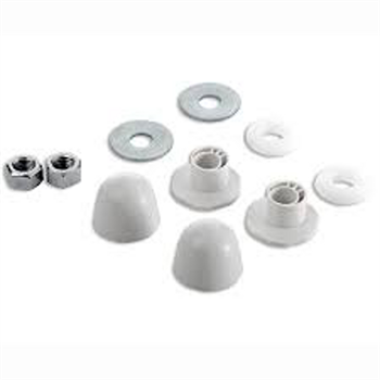 Ifö monteringssæt til hængeskål og håndvask Z99629 M12 gevind, dækkappe,planskiver, møtrik