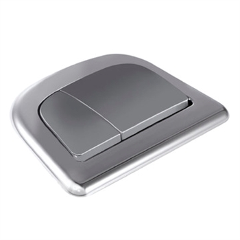 Trykknap komplet duo krom/mat til nautic 2/4l