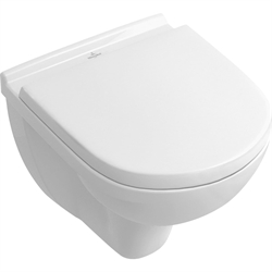 Villeroy & Boch O.Novo vægskål kompakt kort model Inkl. softclose toiletsæde Ceramic Plus