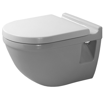 Duravit Starck 3 Toilet Hængeskål med Wondergliss - 540 x 360 mm