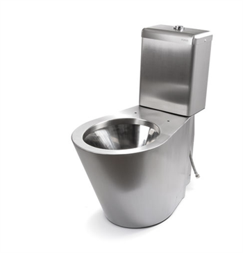 Purus toilet i stål Inkl sæde  V130 HCP UNIVERSAL P/S-LÅS