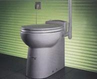  C43 Toilet med Indbygget Kværn Sanicompact