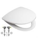 Sign Art toiletsæde topmonteret med softclose i hvid