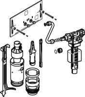 Geberit ombygningssæt 3/6 l front cisterner 78-87  2