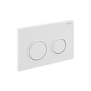 Geberit Betjeningsplade Omega 20 Hvid/krom/hvid
